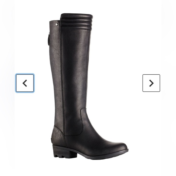 Sorel Black Over the Knee Boots Sleek Design - Picture 1 of 4